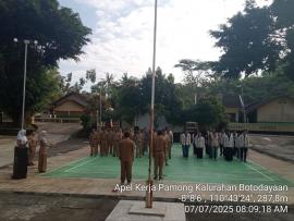 APEL RUTIN SENIN PAGI PEMKAL BOTODAYAAN